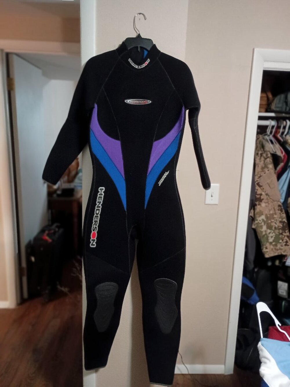 Henderson Dive Gear Full Length Wet Suit 7mm Titanium Hyperstretch Size 12